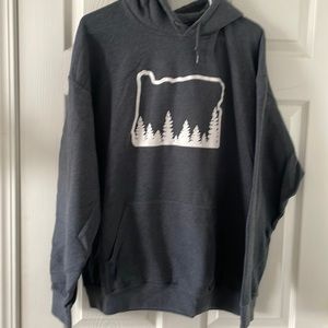 Gildan - XL Oregon Outline Sweatshirt